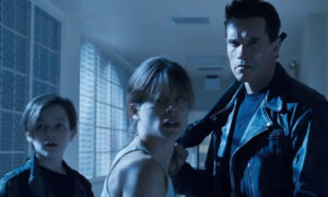 John Sarah Connor and T-800 in Mental Hospital in Terminator 2 Judgment Day