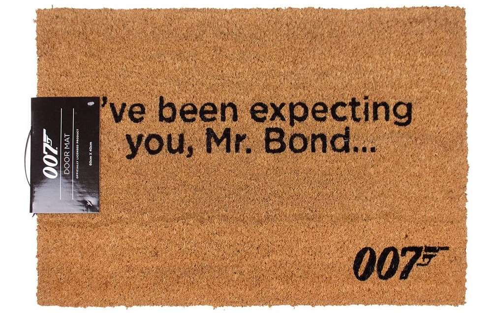 I've Been expecting you, Mr Bond Door Mat