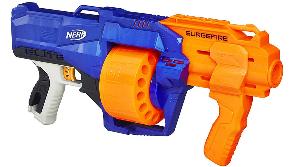 Blast your friends with the NERF Surgefire