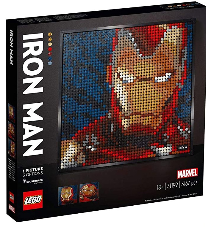 Marvel Iron Man LEGO Art