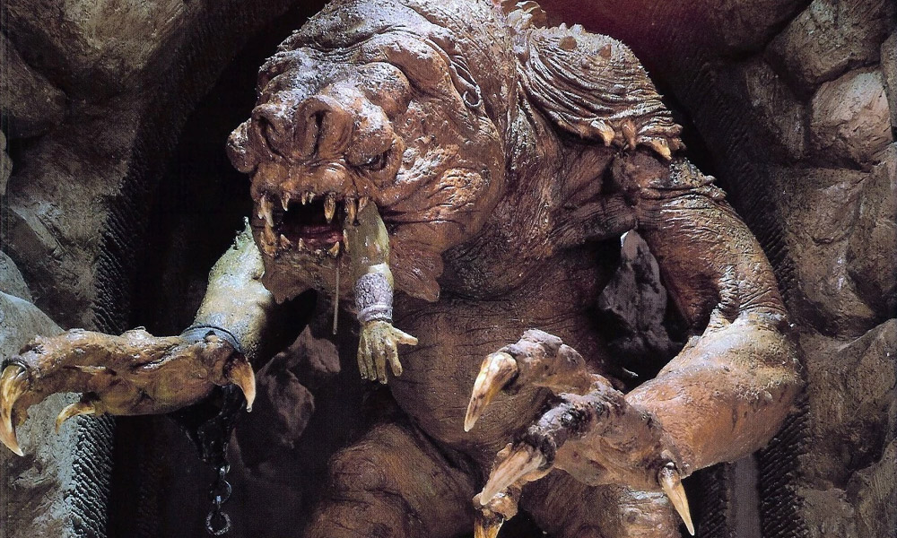 The Rancor monster from Return of the Jedi