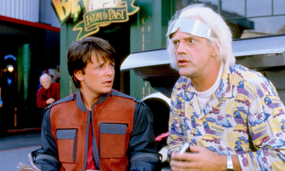 Marty McFly and Doc Brown in Back to the Future Part II
