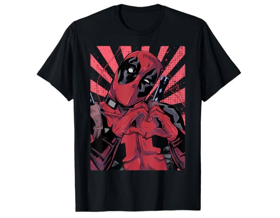 Deadpool Loveheart T-Shirt