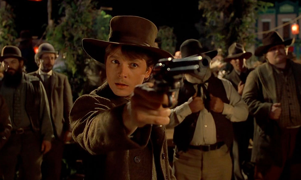 Marty McFly as Clint Eastwood in Back to the Future Part III