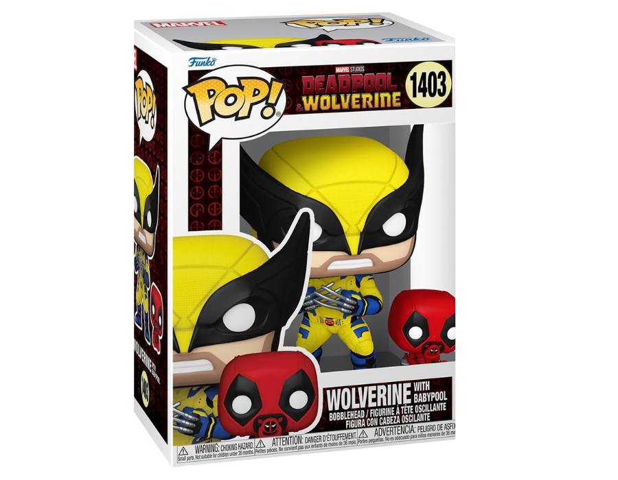 Wolverine and Babypool Funko Pop