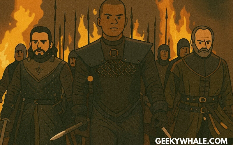 cartoon game of thrones jon snow