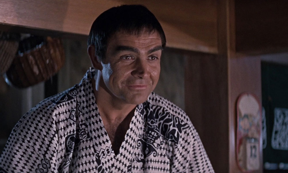 Sean Connery in Japanese make-up in You Only Live Twice