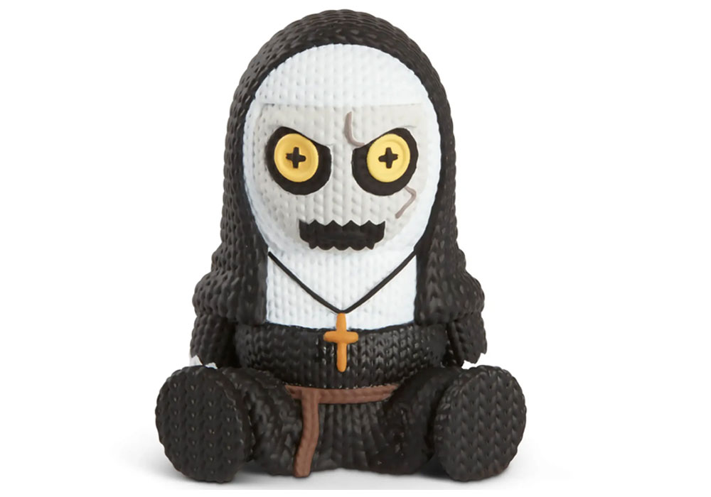 The Nun from the Conjuring - Handmade by Robots knitted figure