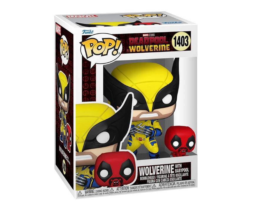 Wolverine and Babypool Funko Pop